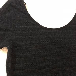 Black Aeropostale crop top